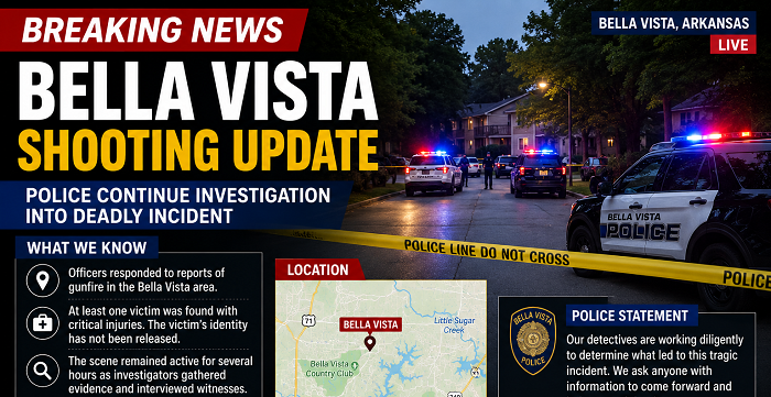 Bella Vista Shooting Update, Police Continue Investigating Deadly Incident