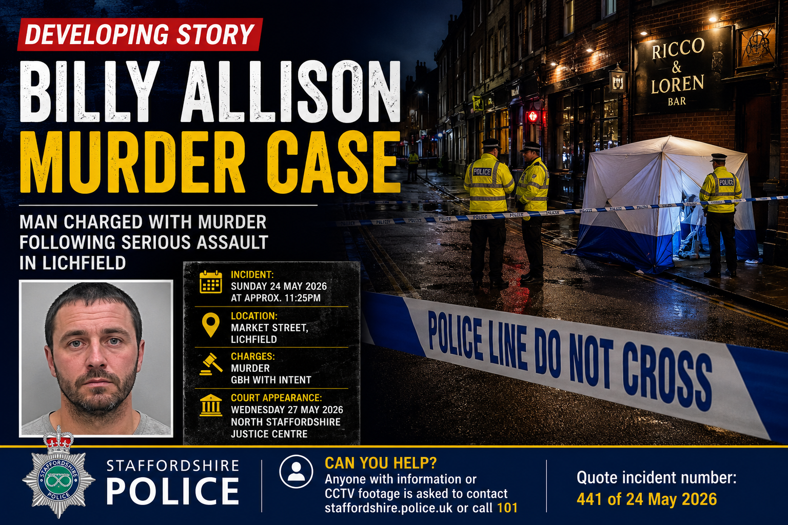 Billy Allison Charged