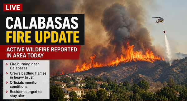 Calabasas Fire Update