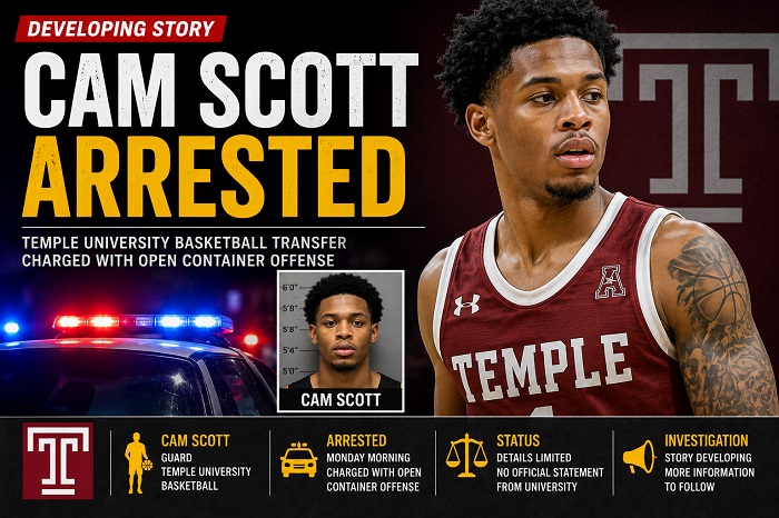 Cam Scott Arrest