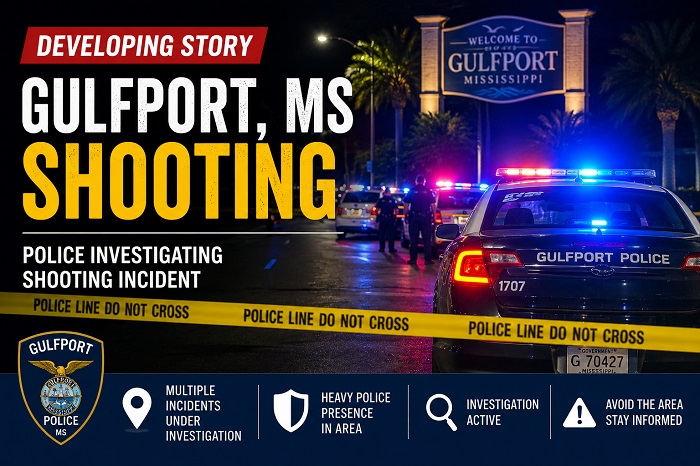 Gulfport Police Investigating Shooting Incident Following Heavy Emergency Response