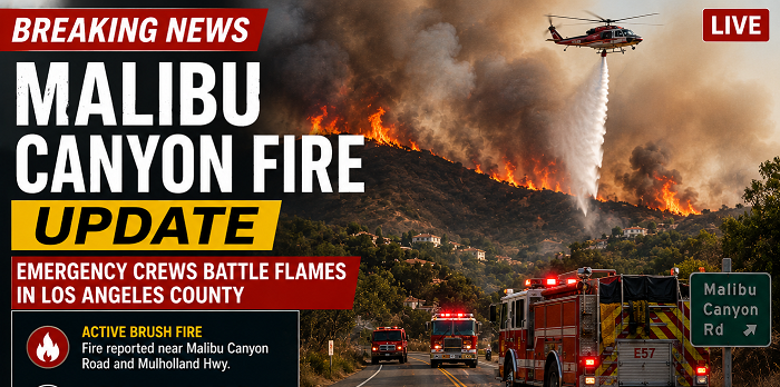 Malibu Canyon Fire Update