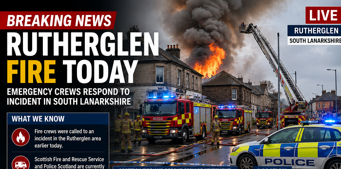 Rutherglen Fire Today, Emergency Crews Respond to Incident in South Lanarkshire