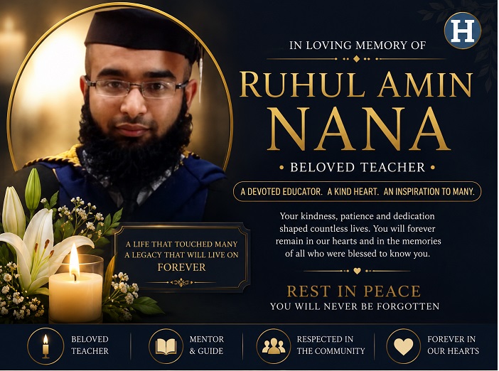 death of Ruhul Amin Nana